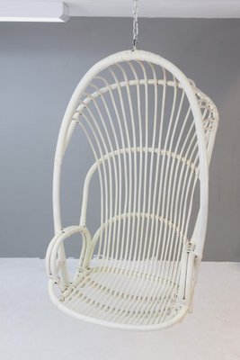 Vintage Dutch Rattan Hanging Chair 1964 For At Pamono Vintage Dutch Rattan Hanging Chair 1964 1