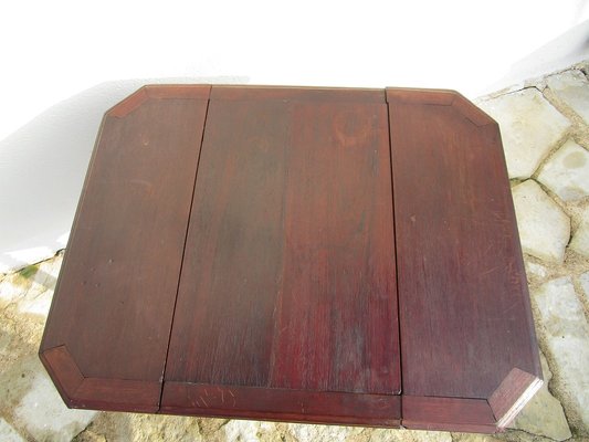 French Drop Leaf Side Table 1880s French Drop Leaf Side Table 1880s