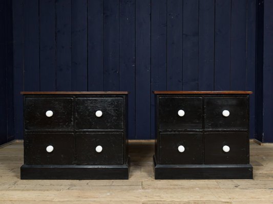 Victorian Bedside Drawers Set Of 2 For Sale At Pamono