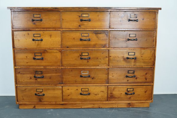 Large German Pine Apothecary Cabinet 1950s For Sale At Pamono