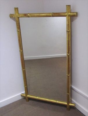 Antique Faux Bamboo Gilt Mirror For At Pamono Antique Faux Bamboo Gilt Mirror For