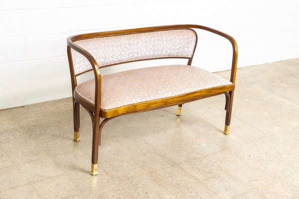 Antique Settee Bench By Gustav Siegel For Jacob Josef Kohn For