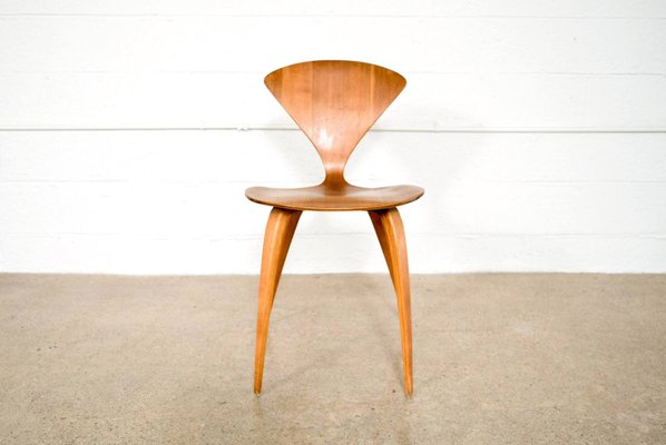 Mid Century Plywood Side Chair By Norman Cherner For Plycraft