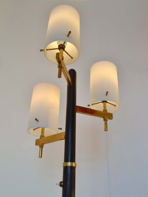 Italian Floor Lamp With Three Opaline Shades From Stilnovo 1950s For At Pamono Italian Floor Lamp With Three Opaline, Fingerhut Floor Lamps
