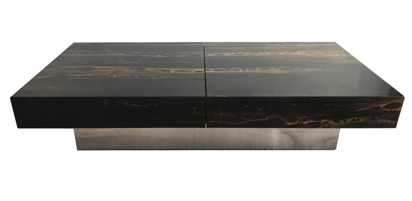 Eruption Solaire Couchtisch Mit Bar Von Guy Lefevre Fur Roche