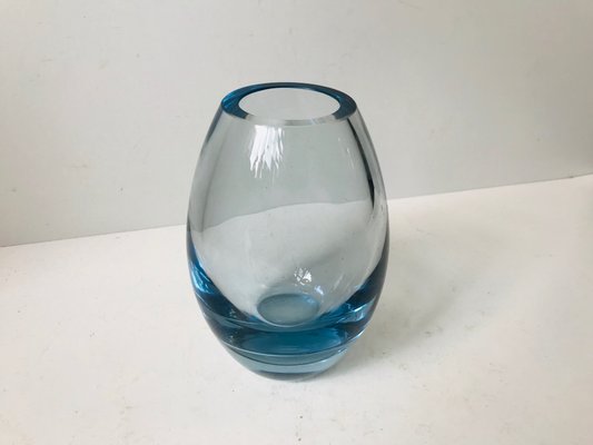 Modernist Danish Hellas Drop Vase by Per Lütken for Holmegaard