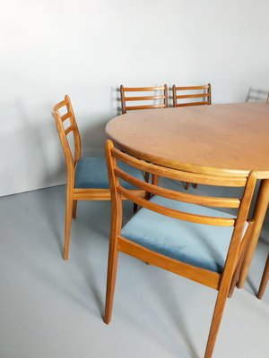 Vintage Extendable Teak Dining Table By, Vintage Teak Dining Room Table