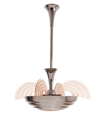 Französische Art Deco Deckenlampe, 1930er bei Pamono kaufen Französische Art Deco Deckenlampe, 1930er bei Pamono kaufen