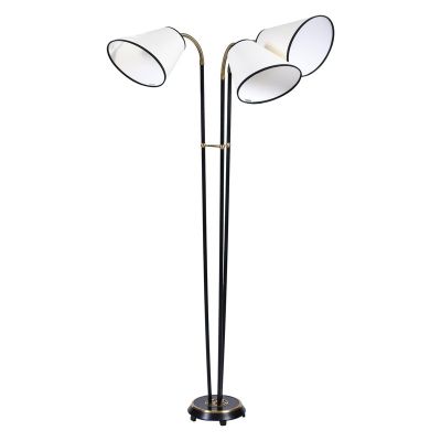 Brass 3 Light Floor Lamp 1950s For Sale At Pamono