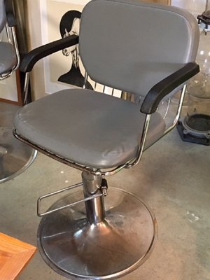Grey Vintage Barber Chairs Set Of 2 For Sale At Pamono