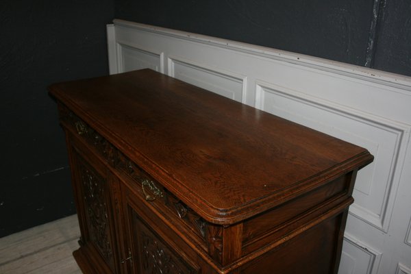 Antique French Oak Sideboard For At Pamono Antique French Oak Sideboard 14