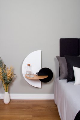 Half circle sale wall table