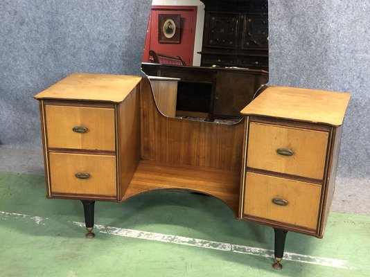Teak And Oak Dressing Table 1970s For Sale At Pamono