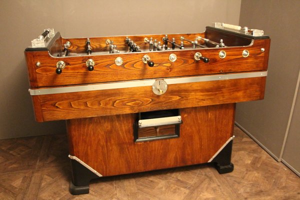 Vintage Wood Aluminum Foosball Table