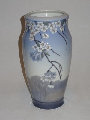 Antique Porcelain Vase By Arnold Krog For Royal Copenhagen For