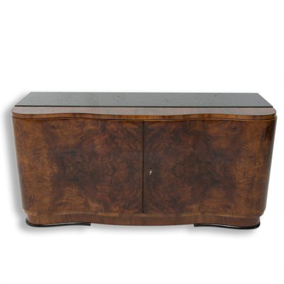 Art Deco Walnut Sideboard Or Buffet 1930s