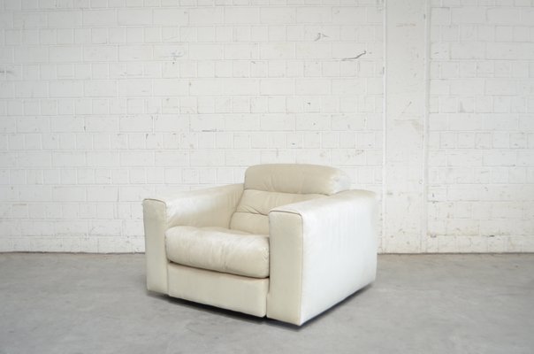 Vintage Ds105 Ecru White Leather Chair From De Sede For Sale At Pamono