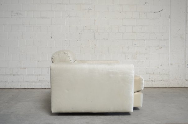 Cb2 white leather chair discount