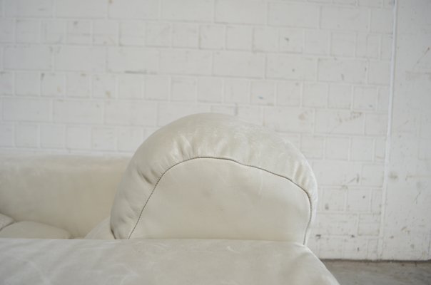 Vintage Ds105 Ecru White Leather Chair From De Sede