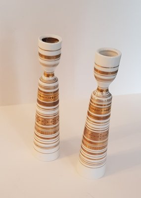Kerzenhalter von Bjørn Wiinblad für Rosenthal, 1960er, 2er Set