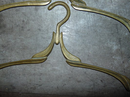brass clothes hangers