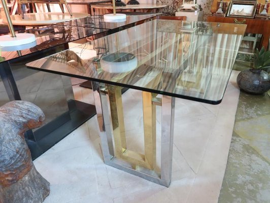 Table Salle à Manger Verre Vintage
