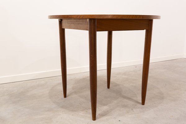 Round Extendable Dining Table 1960s For At Pamono Round Extendable Dining Table 1960s 2