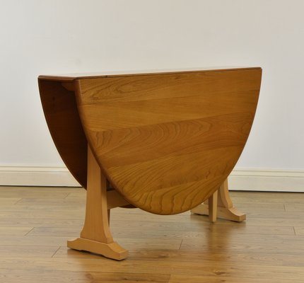 Large Vintage Elm Drop Leaf Dining Table From Ercol 1970s Large Vintage Elm Drop Leaf Dining Table From Ercol 1970s