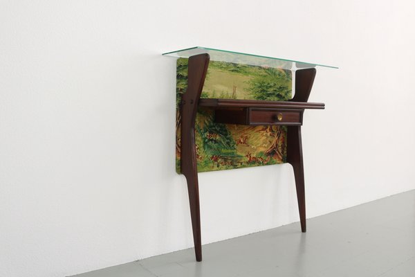 Small Console Table With Glass Shelf 1950s For Sale At Pamono
