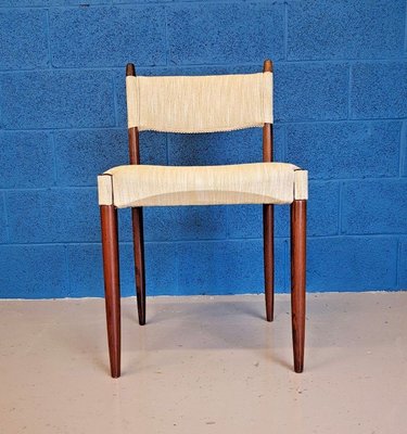 Vintage Danish Rosewood Dining Chair By Anders Jensen 1960s