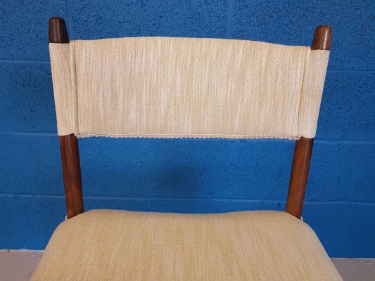Vintage Danish Rosewood Dining Chair By Anders Jensen 1960s