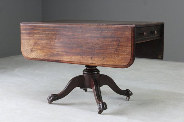 Antique Mahogany Drop Leaf Table For Sale At Pamono