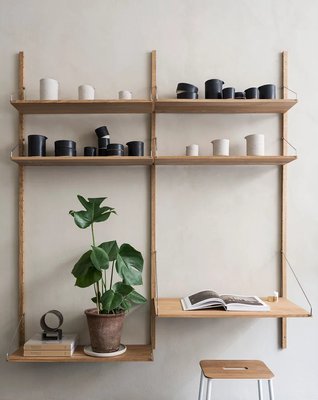 Shelf Library Desk Add On By Kim Richardt For Frama For Sale At Pamono