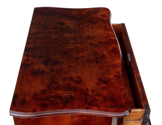 Small Mulberry Bombe Chest of Drawers 1950s for sale at Pamono