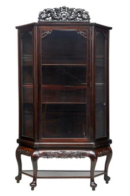 Chinese on sale glass cabinet