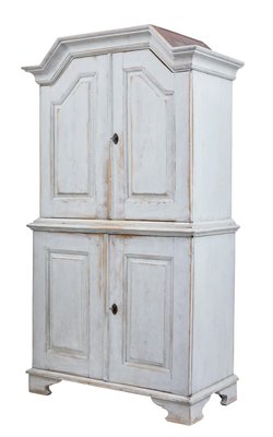 19th Century Swedish Pine Tall Cupboard For Sale At Pamono