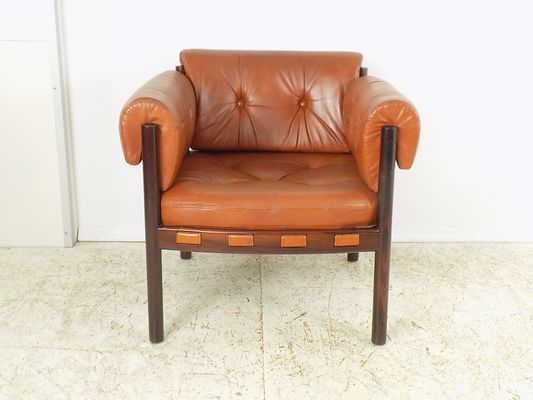 Leather Armchair By Arne Norell For Coja 1960s For Sale At Pamono
