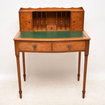 Vintage Burr Walnut Bonheur De Jour Desk For Sale At Pamono