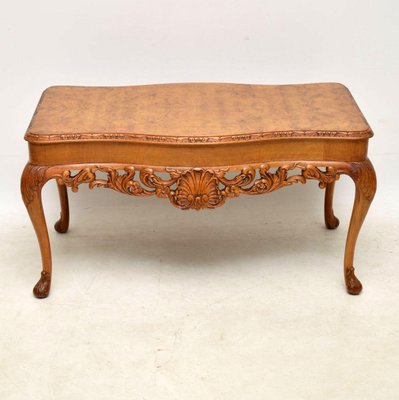Vintage Burr Walnut Coffee Table For At Pamono Vintage Burr Walnut Coffee Table 1