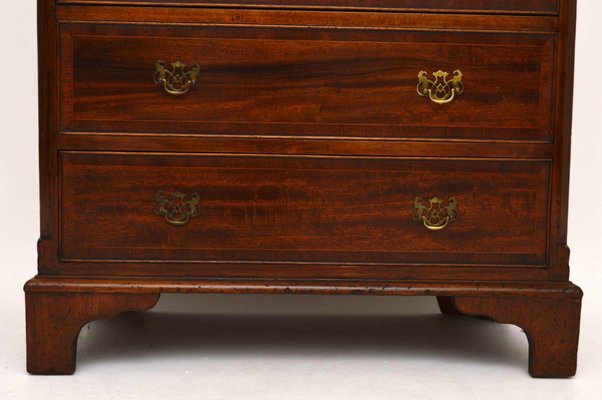 Vintage Georgian Style Mahogany Chest Of Drawers For Sale At Pamono