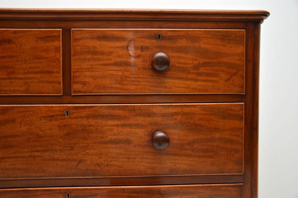 Antique Victorian Mahogany Chest Of Drawers For Sale At Pamono