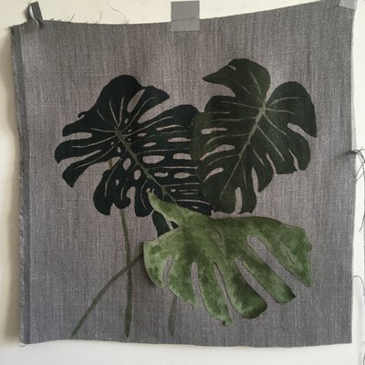 Philodendron Piccolo Kissen von GAIADIPAOLA