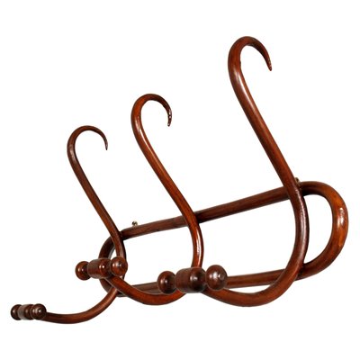 Antique Bentwood Wall Coat Rack From, French Vintage Wood Coat Rack Stand