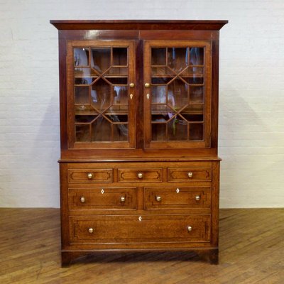 Welsh Oak And Mahogany Cupboard 1800s For Sale At Pamono