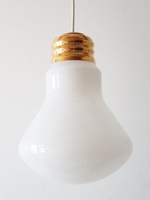 Glass Bulb Shaped Pendant 1970s For Sale At Pamono