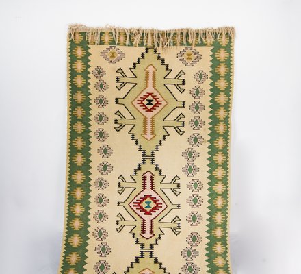 Vintage Large Moroccan Handwoven Kilim, Moroccan Kilim Rug