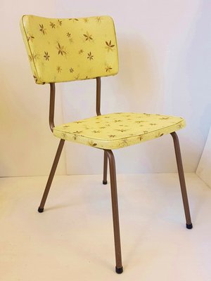 Steel Vinyl Kitchen Chairs 1960s Set Of 4