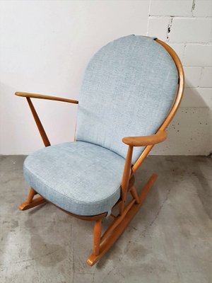 Vintage Windsor Grandfather Rocking Chair By Lucian Ercolani For Vintage Windsor Grandfather Rocking Chair By Lucian Ercolani For Ercol 2
