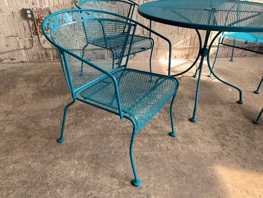 Vintage Wrought Iron Patio Set For Sale At Pamono