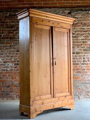 Antique French Pine Housekeeper S Cupboard With 2 Doors For Sale